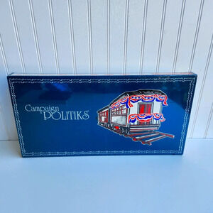 "Campaign POLITIKS" Board Game ~ Politics Dirty Tricks To Win President Race NEW